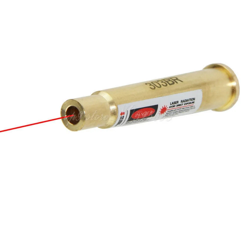 STONESKY 303 BR Cartridge Red Dot Laser Sight Boresighter .303 Laser Bore Sight Brass hunting