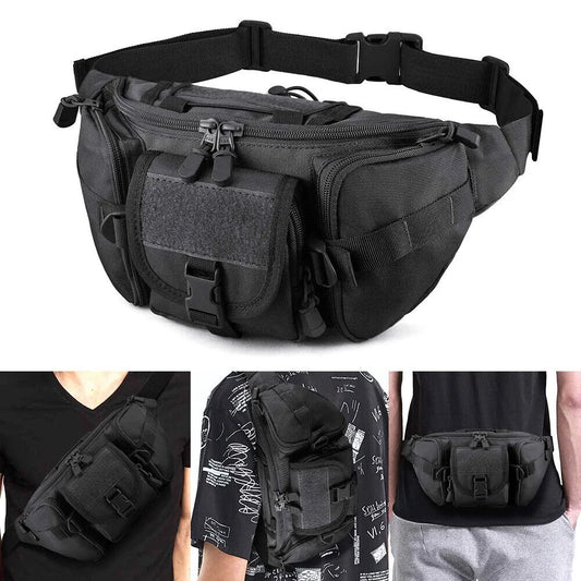 STONESKY M7 Tactical Fanny Pack Bumbag Waist Bag Military Hip Belt Outdoor Hiking Fishing Bag