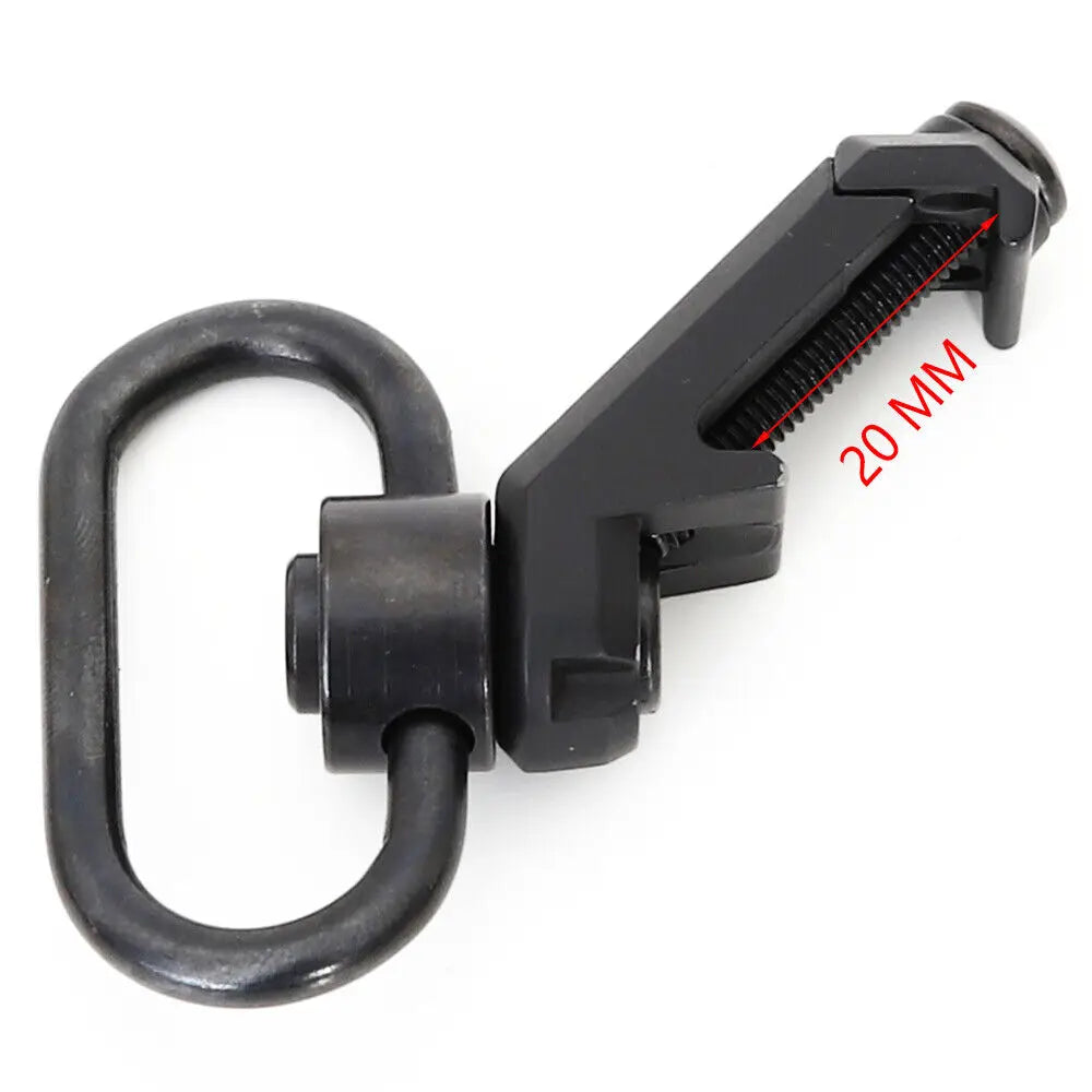 STONESKY Tactical  QD Sling Swivel Attachments 45 Degree Low Profile Picatinny Rail Mount holographic sight