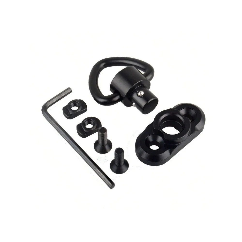 STONESKY 2 Pack M-LOK MLOK Quick Release Sling Mount with Push Button QD Sling Swivel Adaptor