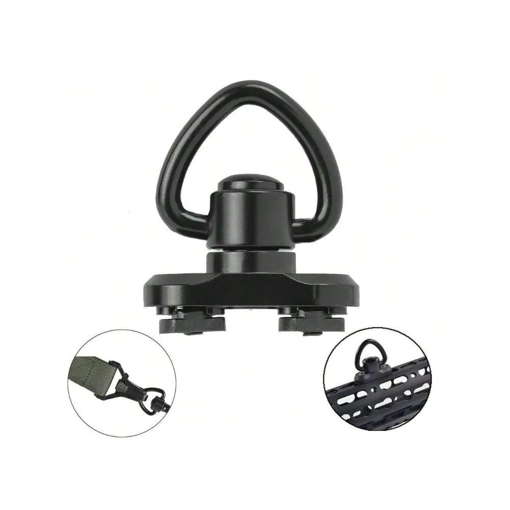 STONESKY 2 Pack M-LOK MLOK Quick Release Sling Mount with Push Button QD Sling Swivel Adaptor