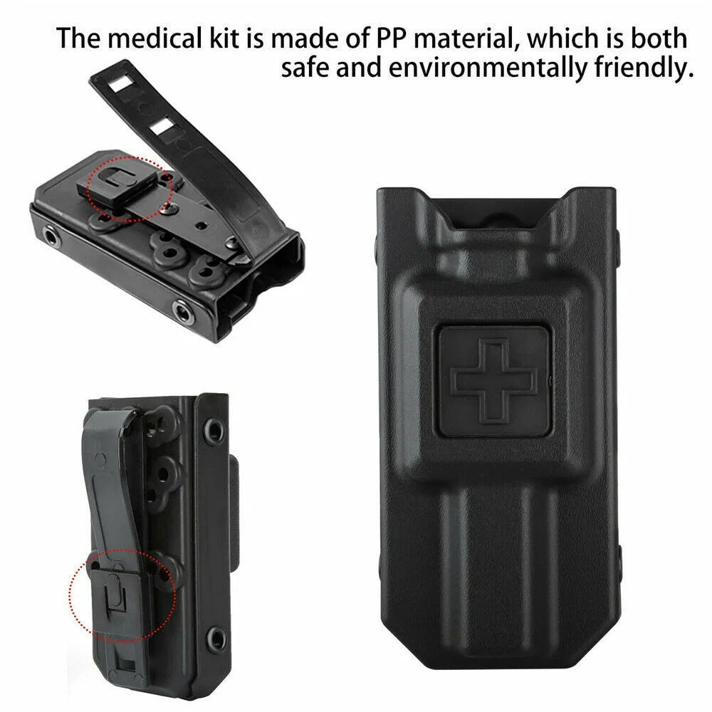 STONESKY Tourniquet Black Case Holder Holster Box Bag Emergency Equipment Survival Hunting