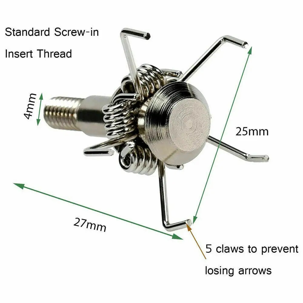 STONESKY 12pcs 100grain Hunting Small Animal Archery Broadheads Game Judo Arrow Head Broadheads Screw Tips