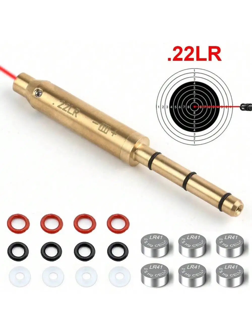 STONESKY Get Perfect Shot Every Time with RIFLE/.22LR Laser Boresighter Barrel Red Laser Sighter