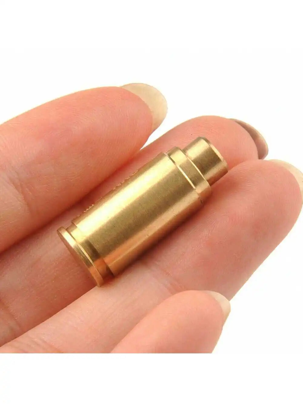 STONESKY Brass CAL 9mm Red Laser Bore Sight Cartridge Bullet Shap Boresighter w/6 Battery