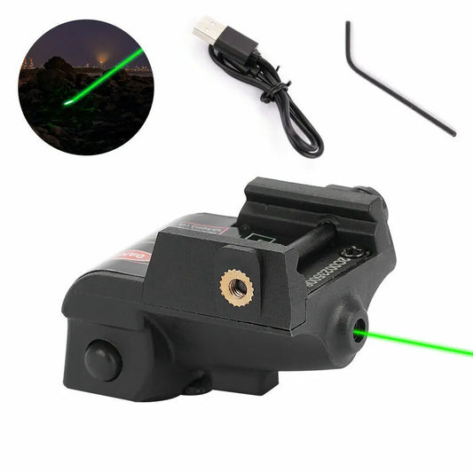 STONESKY Tactical Green Laser Sigh Pistol Gun Glock Pointer USB Rechargeable Beam 17 18c 19 21 26