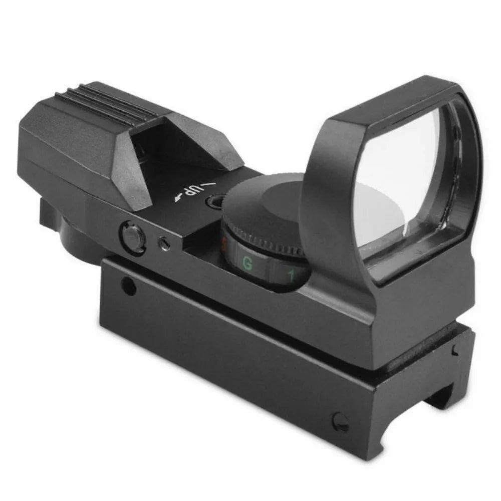 STONESKY Rifle Holographic Reflex Scope with Red and Green Dot Sight 4 Reticles for Picatinny Weaver