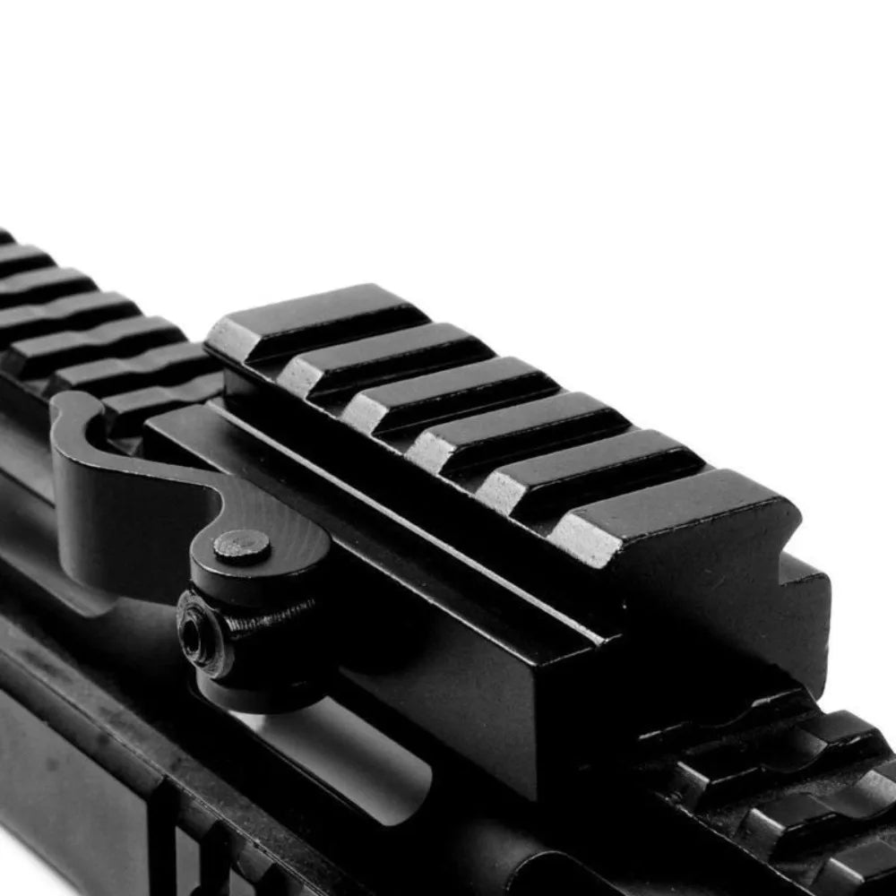 STONESKY 5-Slot Quick Release Detach QR QD 1/2" Riser Mount for 20mm Picatinny Rail - Compatible with Most Hunting Riflescopes