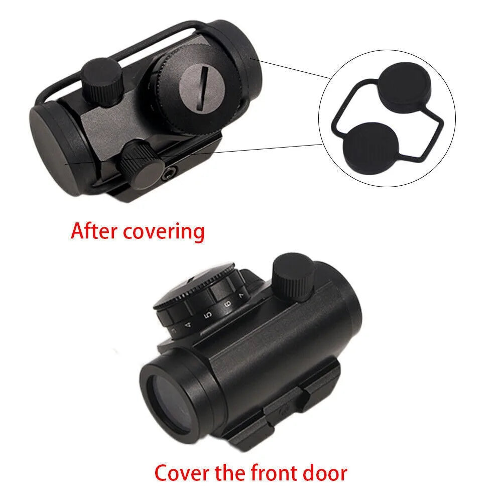 STONESKY Professional Mini Riflescope 2MOA Red Dot Sight with 1 inch Riser Mount for Precise Shooting