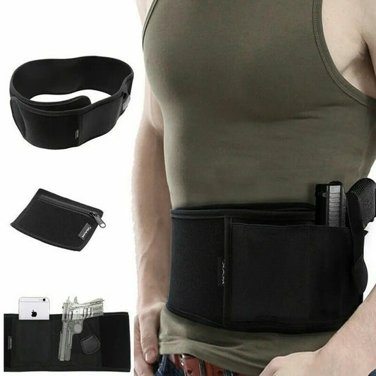 STONESKY Hidden Carry Ultimate Concealed Belly Band Holster Neoprene Waist Band for Pistol Gun