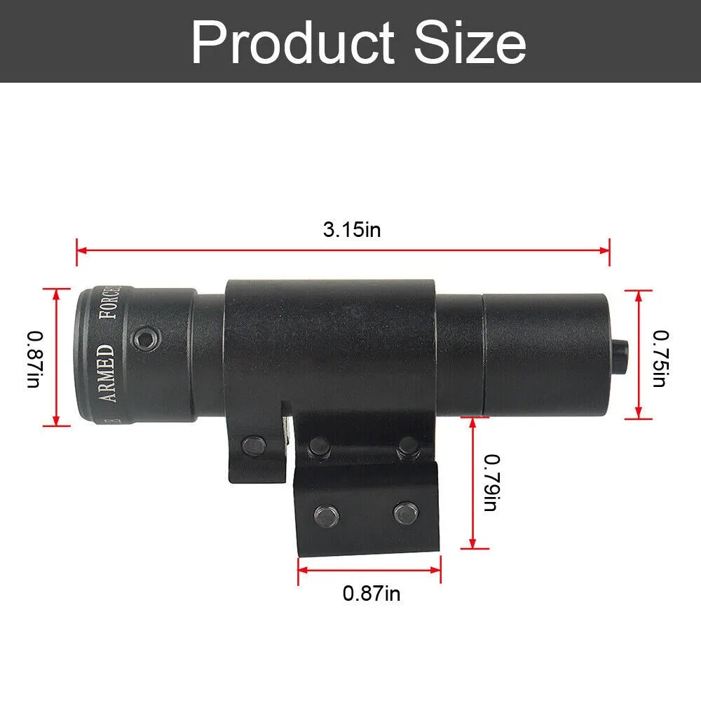 STONESKY Tactical Green Dot Mini Laser Sight For Pistol Picatinny Rail Weaver 11 to 20mm for Hunting