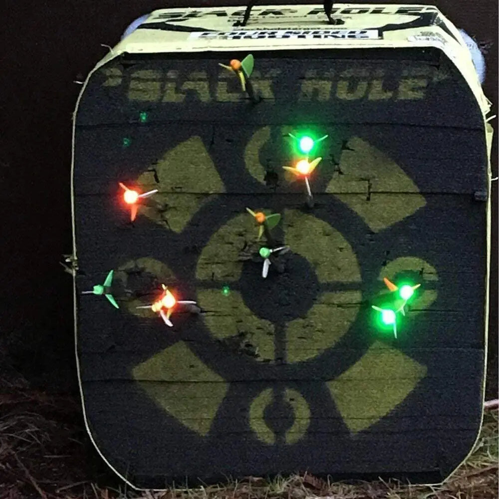 STONESKY 6Pc LED Lighted Nocks for Crossbow Bolts .300''/7.62mm Inside Diameter Arrow Led Nock