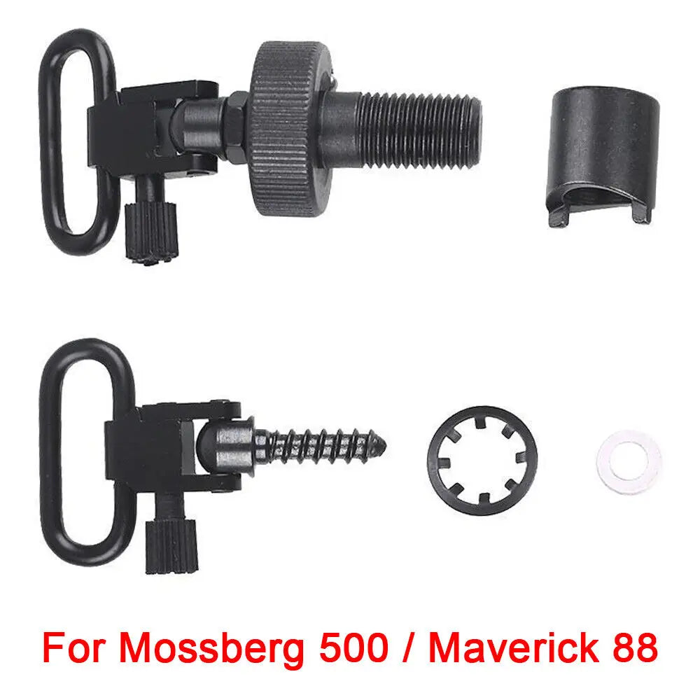 STONESKY 1" QD Sling Swivels Mount Kit 12 GA Cap Sling Adapter for Mossberg 500 For Hunting accessories