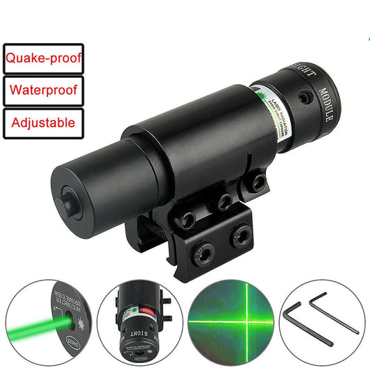 STONESKY Tactical Green Dot Mini Laser Sight For Pistol Picatinny Rail Weaver 11 to 20mm for Hunting