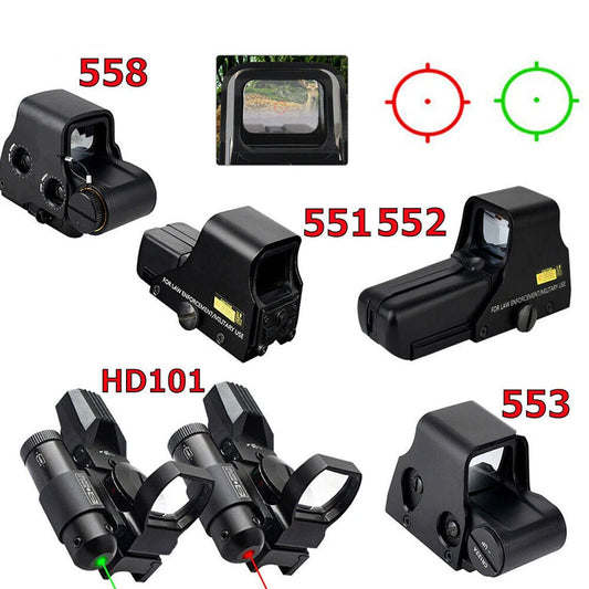 STONESKY High PerformanceAdvanced 551 552 553 558 Red Green Dot Holographic Sight Scope Hunting Reflex Sight for Shooting