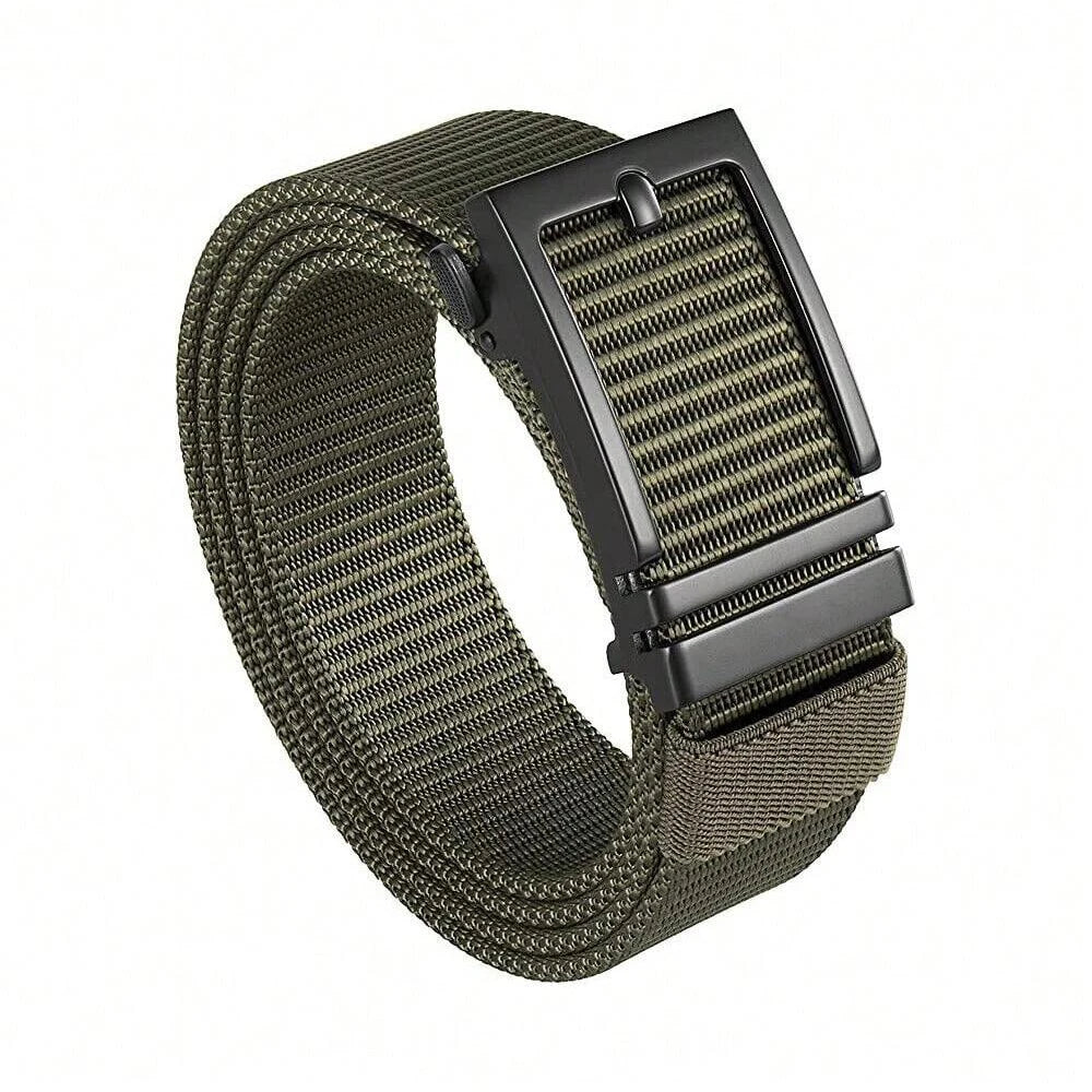 STONESKY Men's Belt Alloy Buckle Canvas Belt Adjustable Quick Release Gun Belt Outdoor Military