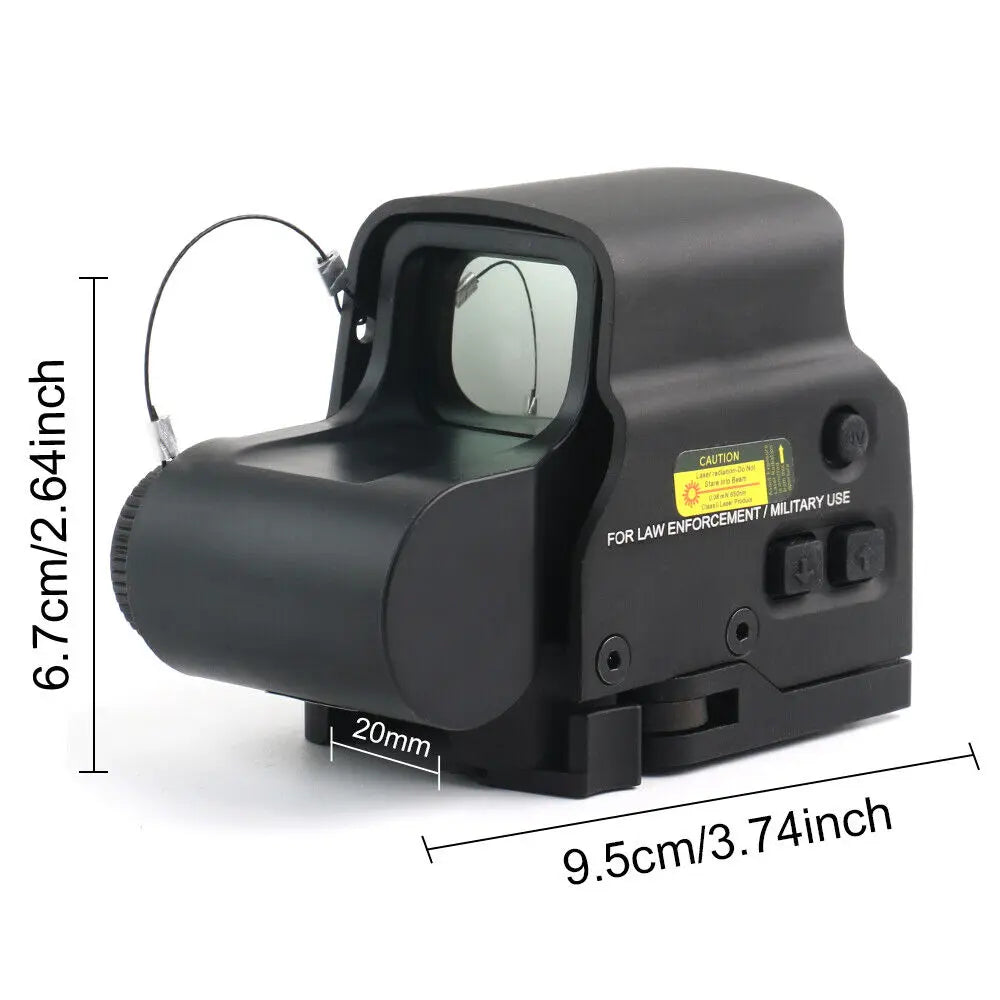 STONESKY Easy to Use Tactical Holographic 558 Sight Red Green Dot Collimator Scope For Any 20mm Rail