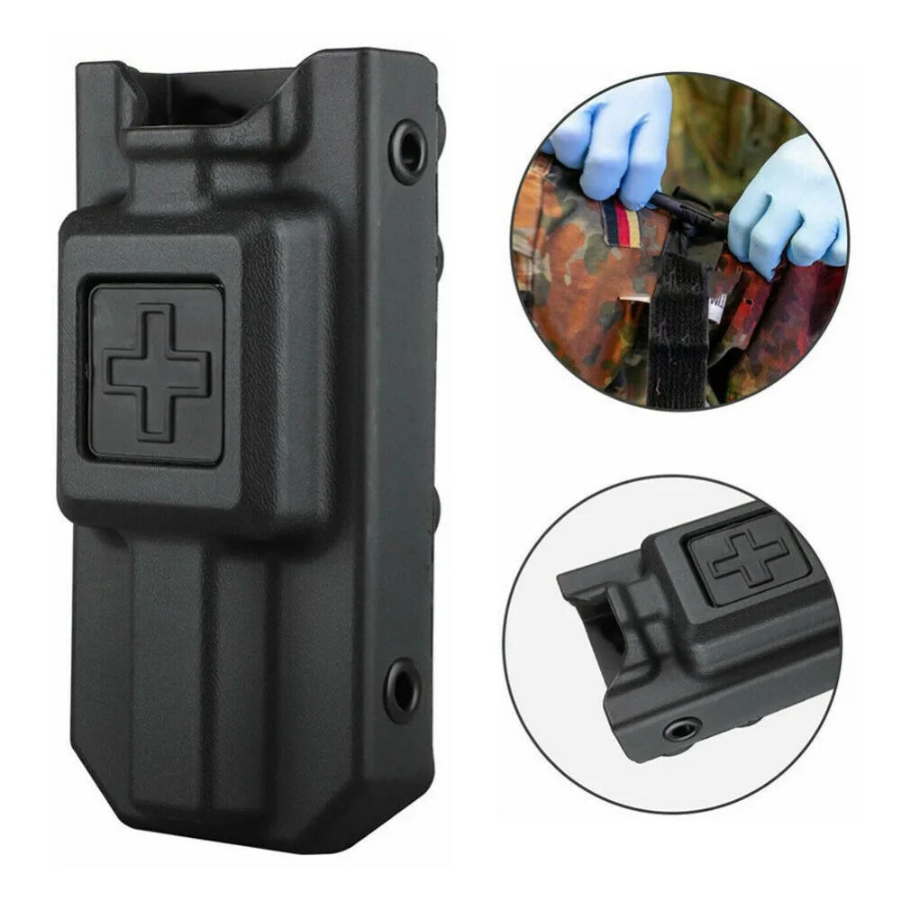 STONESKY Tourniquet Black Case Holder Holster Box Bag Emergency Equipment Survival Hunting