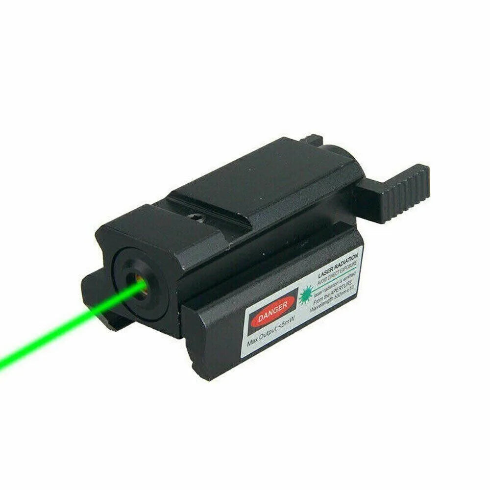 STONESKY Compact RIFLE Tactical Green Dot Laser Sight for Target Shooting and Hunting with Low Profile Handgun Rifle