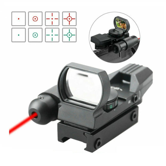 STONESKY Tactical Red Green Dot Reflex Sight Scope With Red Laser Holographic Illuminated thermal scope