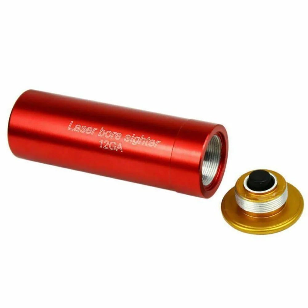 STONESKY 12GA  Red Laser Bore Sight Gauge Barrel Cartridge Laser Boresighter for Shotguns