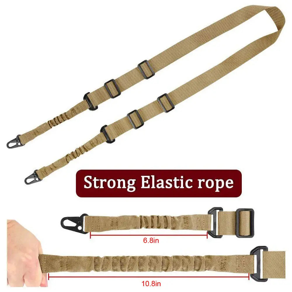 STONESKY 2 Point Adjustable Rifle Strap & 2Pcs M-LOK Quick Release QD Sling equipamentos para