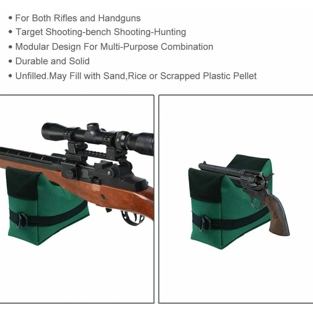 STONESKY Tactics Shooting Hunting Range Rest Stand Front &Rear Sand Bag Combo Set Rifle Gun Bench