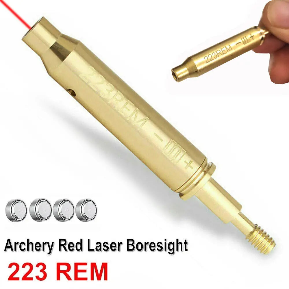 STONESKY  Arrow Alignment Tool for Hunting Crossbows and Rifles - Red Laser Bore Sighter for Accurate Shooting