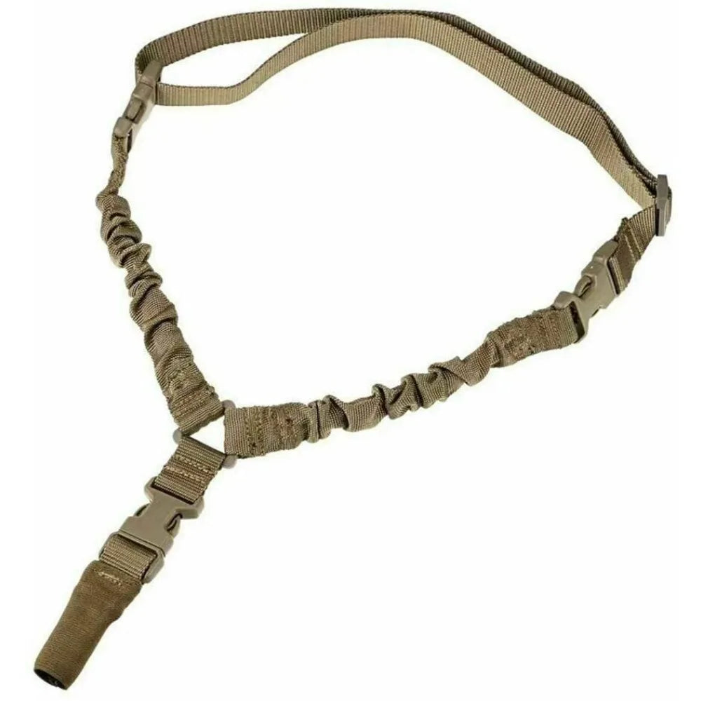 STONESKY Tactical One Single Point Sling Strap Bungee For Rifle Gun Sling with QD Buckle