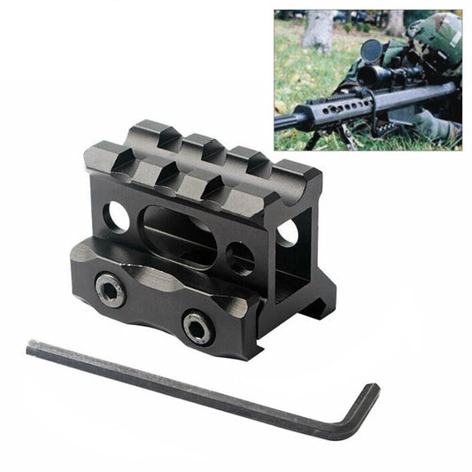 STONESKY High Hunting 1" Scope Riser Mount Fit 20mm Picatinny Rail for Optics Red Dot Sight