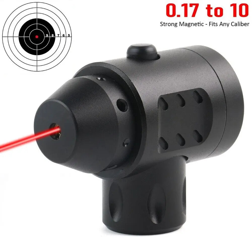 STONESKY 0.17 to 10 Red Laser Bore Sight Handgun Rifle Boresighter Magnetic Collimator for hunting