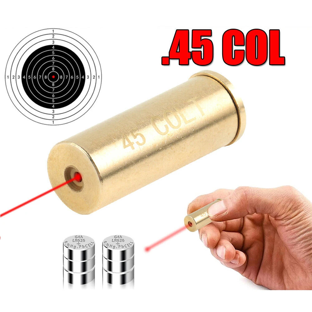 STONESKY 1pc Tactics .45 COL RED Laser Bore sighter Boresighter For 45 Colt /45-70 Govt Rifle Hunting