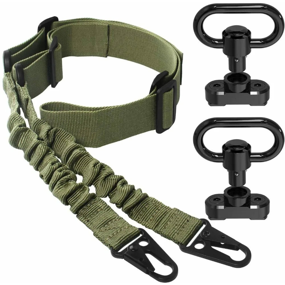 STONESKY Riflescope Accessory: Adjustable 2 Point Sling with Mountable M-Lok QD Swivels