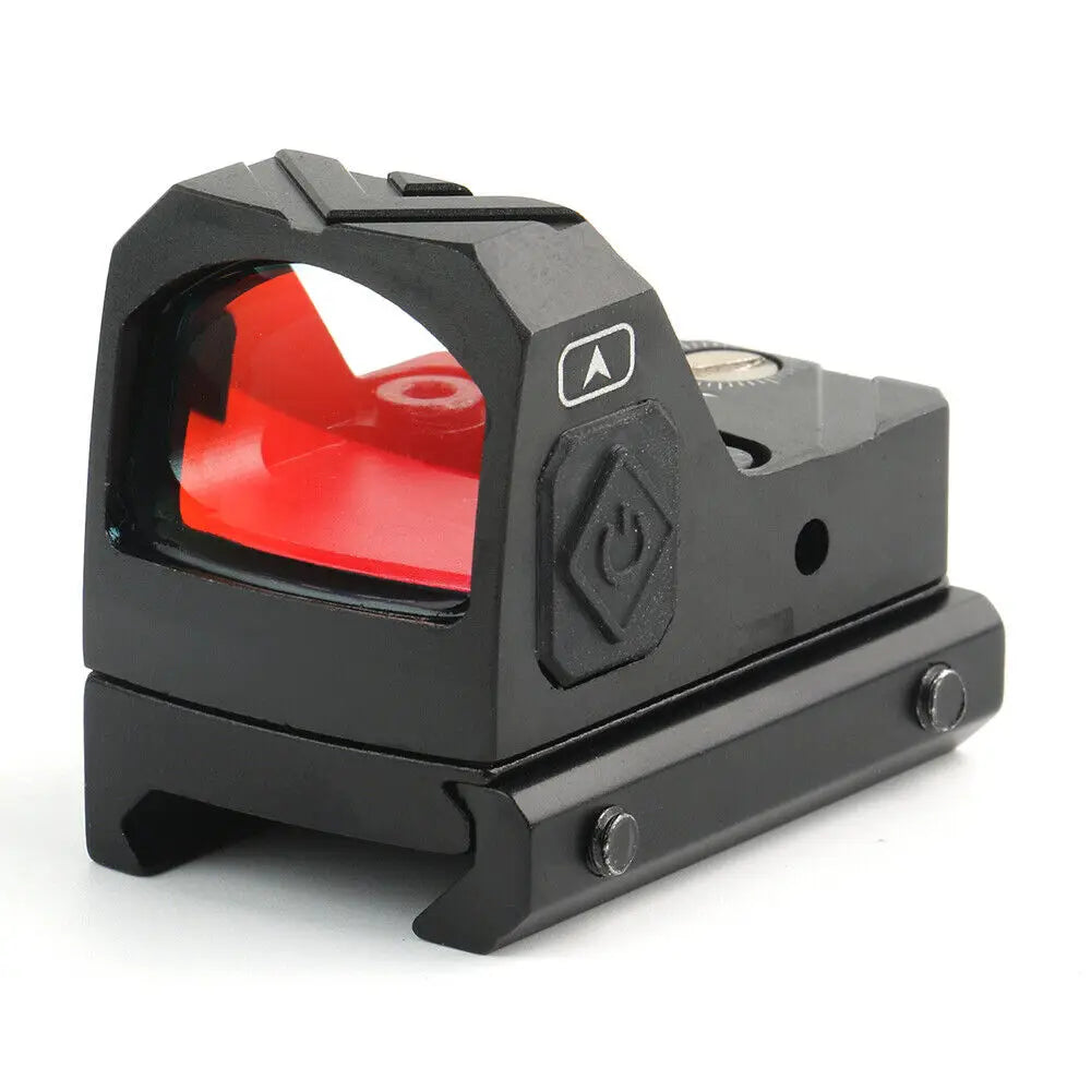 STONESKY RIFLE/2 MOA Shake Awake Optic Reflex Red Dot Sight for Hunting with Glock 17 MOS RMR Cut Base