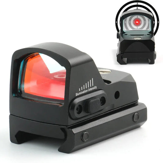 STONESKY Mini 2MOA Red Dot Sight 7 Brightness Setting Collimator Sight Scope For 20mm Rail