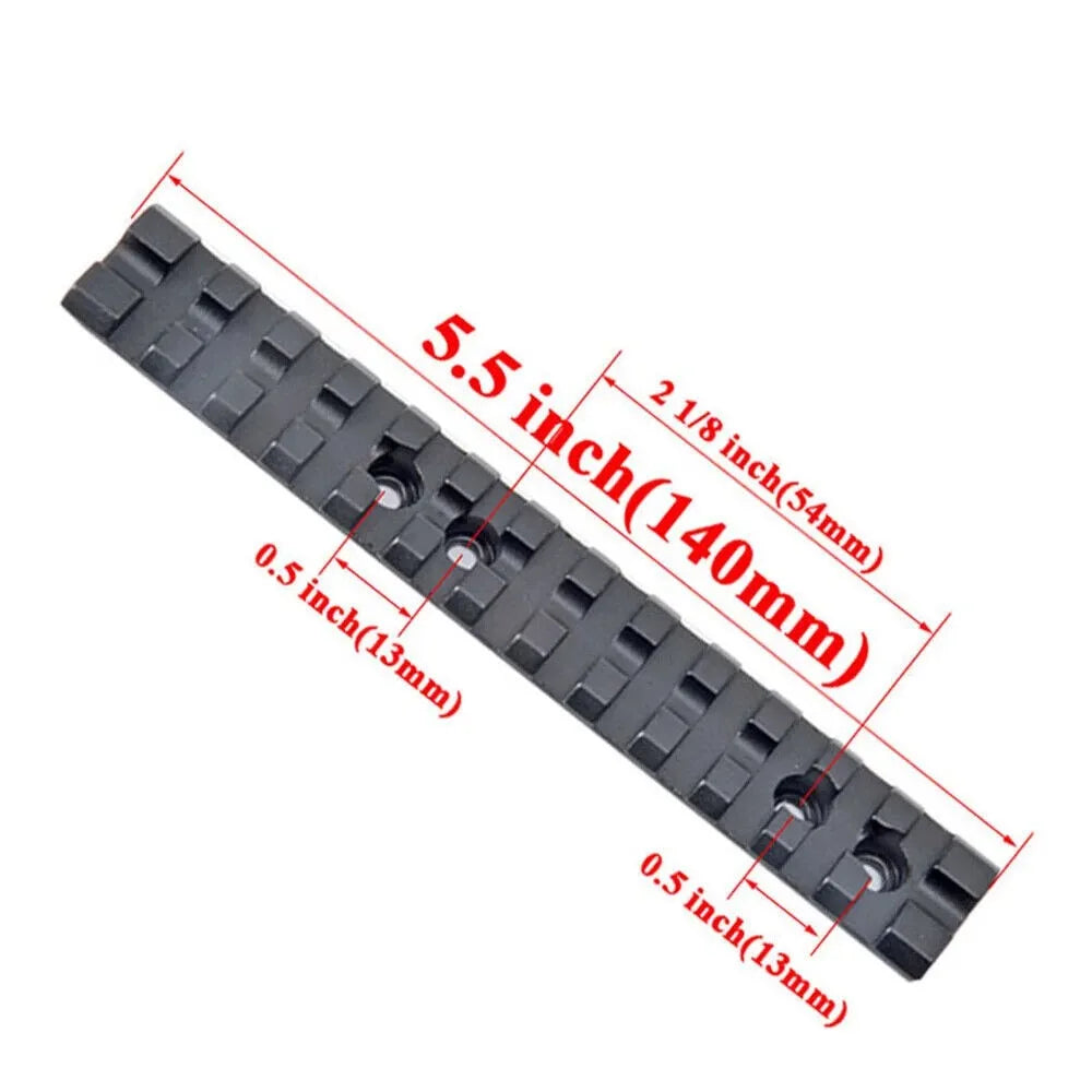 STONESKY  Riflescope Accessories: 13-Slot Weaver Rail Mount for Shotgun with Mossberg 590/500 Compatibility