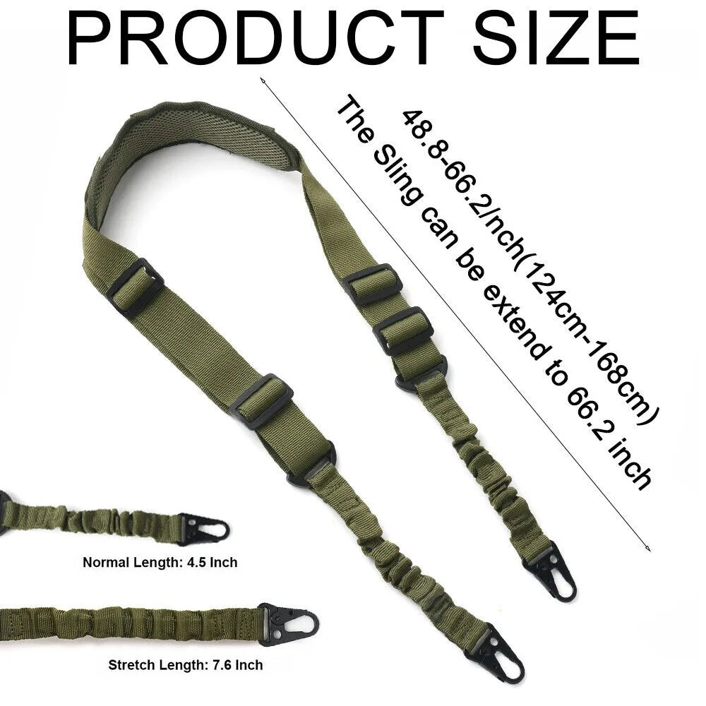 STONESKY Adjustable Soft Shoulder Pad for Shotgun Rifle Quick Release 2 Point Gun Sling Straps