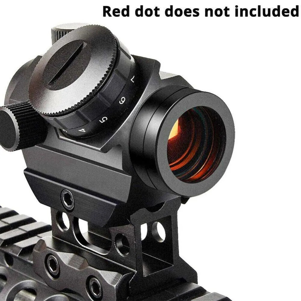 STONESKY High Hunting 1" Scope Riser Mount Fit 20mm Picatinny Rail for Optics Red Dot Sight