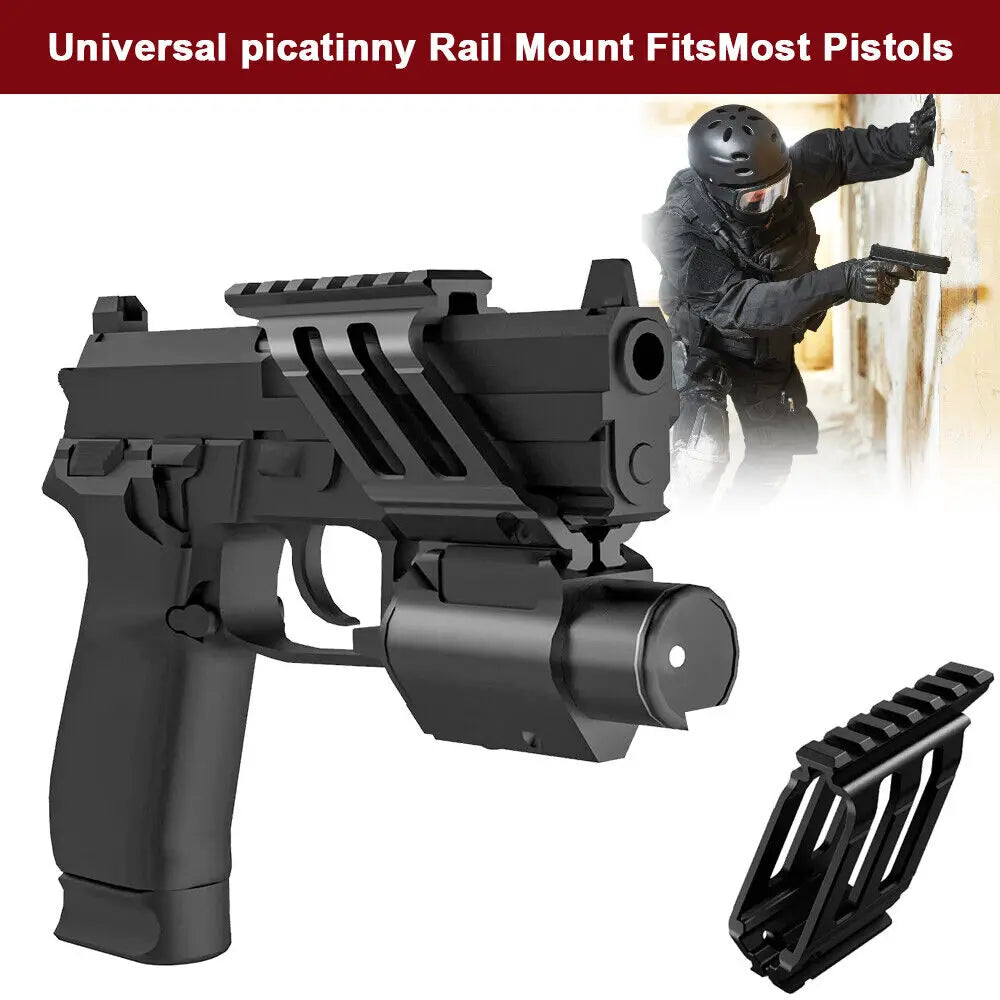 STONESKY Professional Tactical Pistol Handgun Scope Mount with Weaver Rails for Red Dot Laser Sights