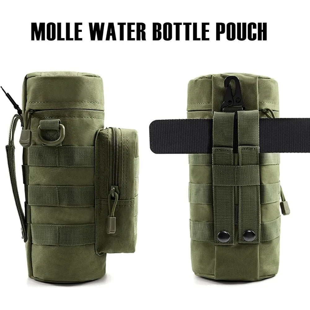 STONESKY Water Bottle Holder Pouch Bag W/ Shoulder Strap Outdoor Camping Travel Hiking Bag