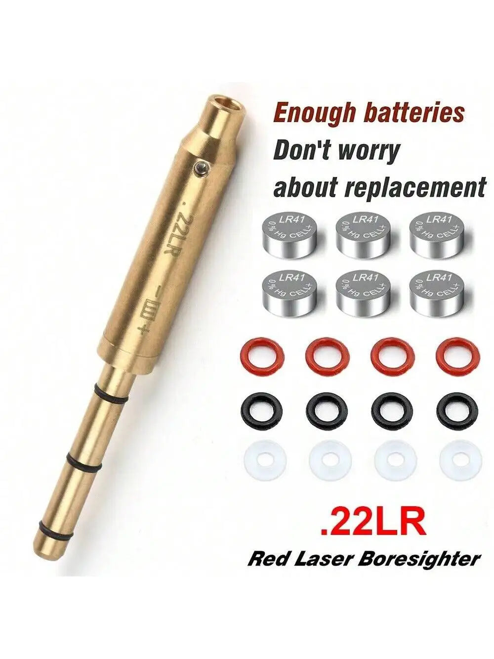 STONESKY Get Perfect Shot Every Time with RIFLE/.22LR Laser Boresighter Barrel Red Laser Sighter