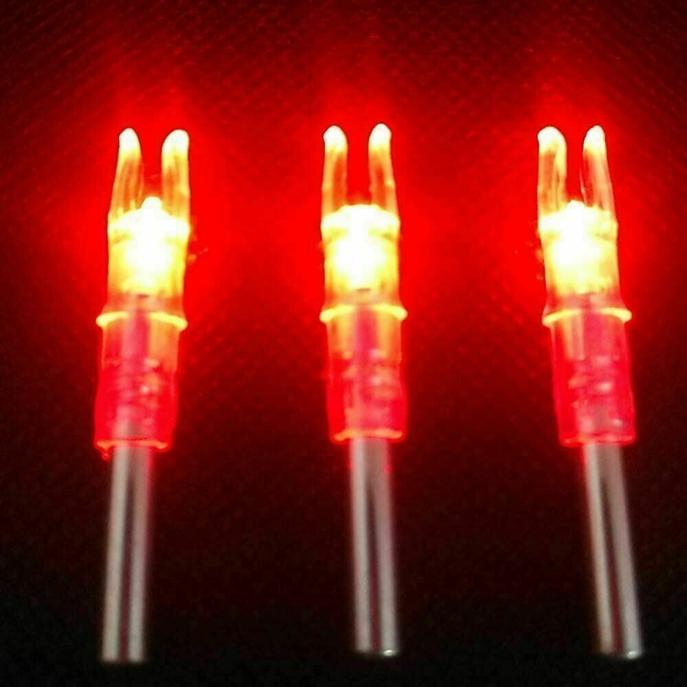 StoneSky 6PCS Automatically Led Lighted Nocks for Arrows with .244"/6.2mm Inside Diameter