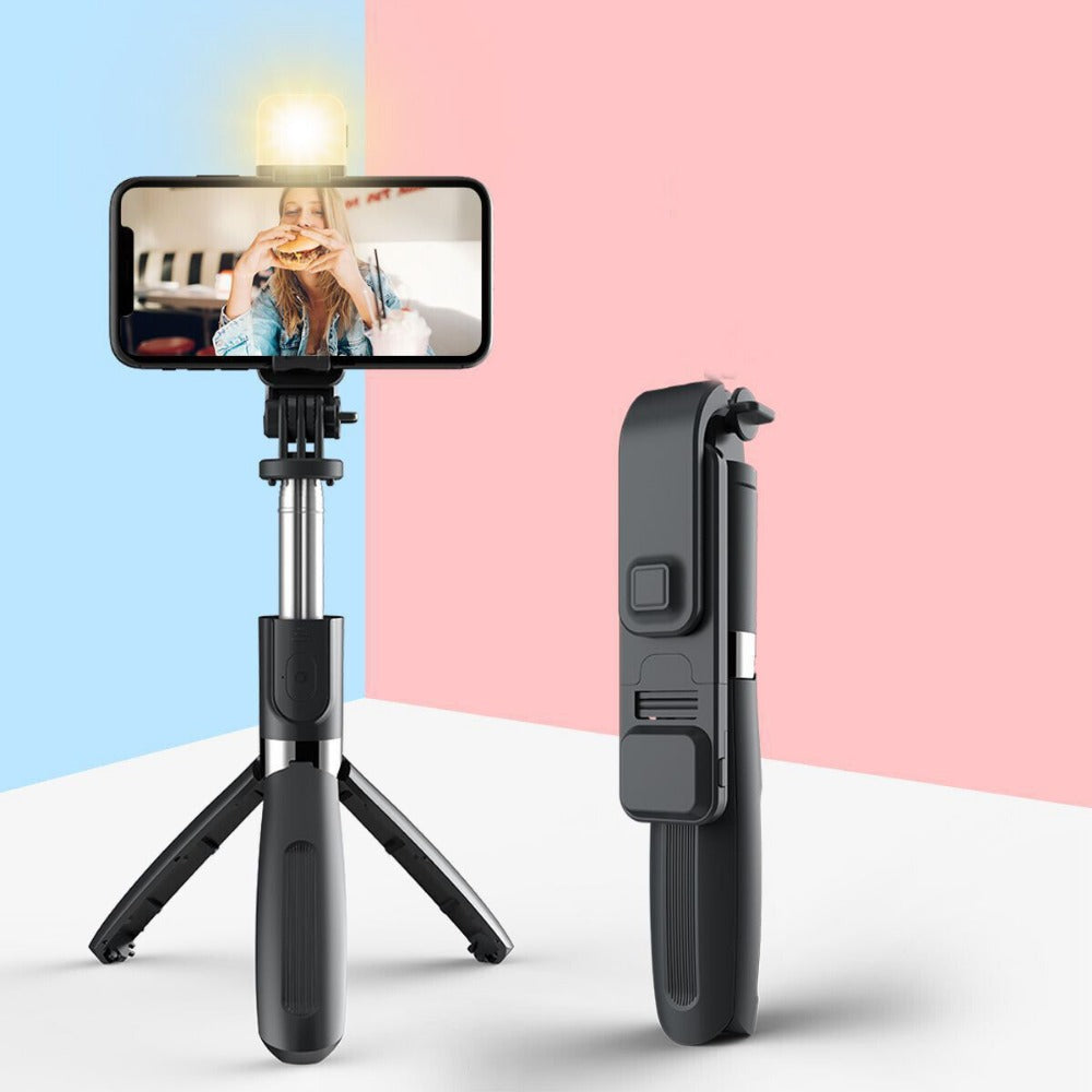 StoneSky 360° Selfie Stick Tripod with Remote Bluetooth for iPhone 13 12 Pro Max 11 XS