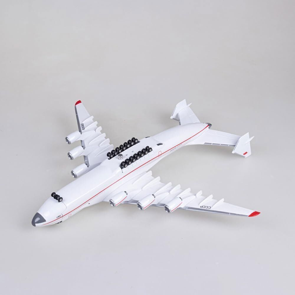 StoneSky 1/200 42cm Antonov An-225 CCCP Aircraft Strategic Transport Resin Plane Model US