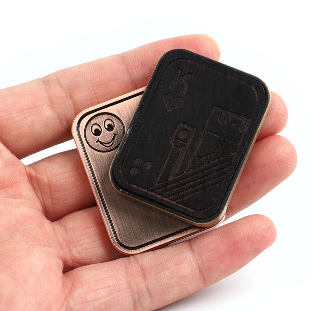 STONESKY Magnetic Metal Fidget Toy Metal Poker Push Card Fidget Slider Stress Relief Toy