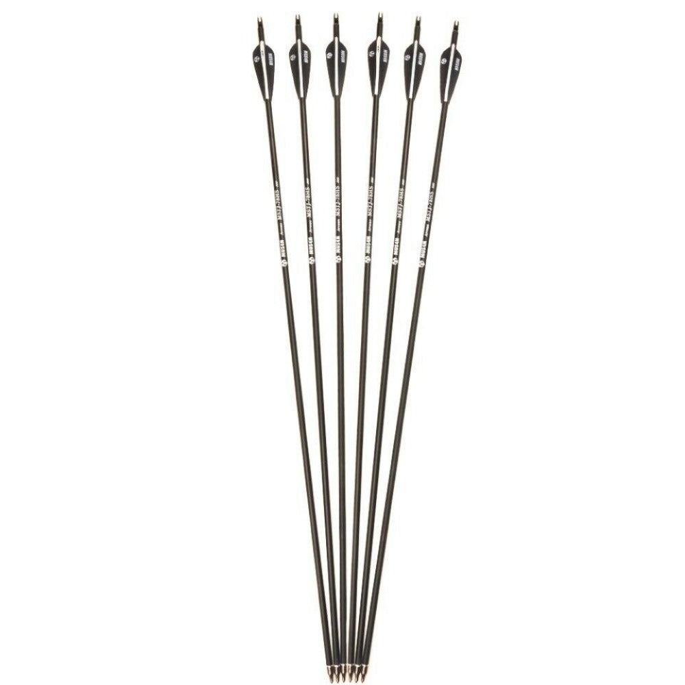 StoneSky 12x 28 inch Carbon Arrows OD 7.8mm Spine 500 Archery Target Practice For Youth