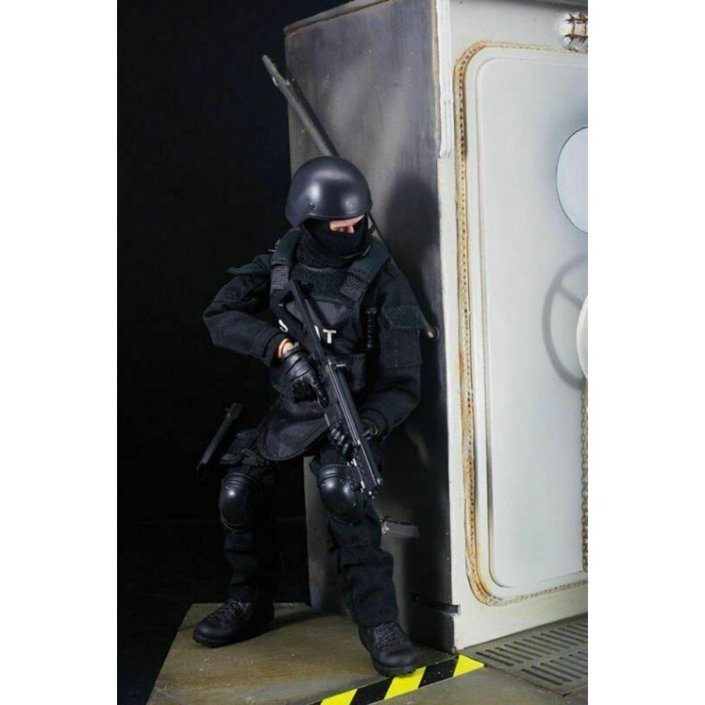 STONESKY 1/6 SWAT Police Soldier Military Combat Suit 12" Action Figure for Kid's Gift