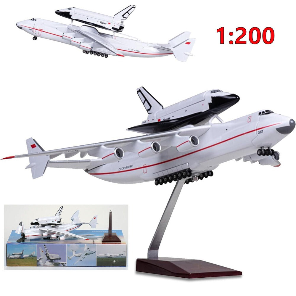 StoneSky 1/200 42cm Antonov An-225 CCCP Aircraft Strategic Transport Resin Plane Model US