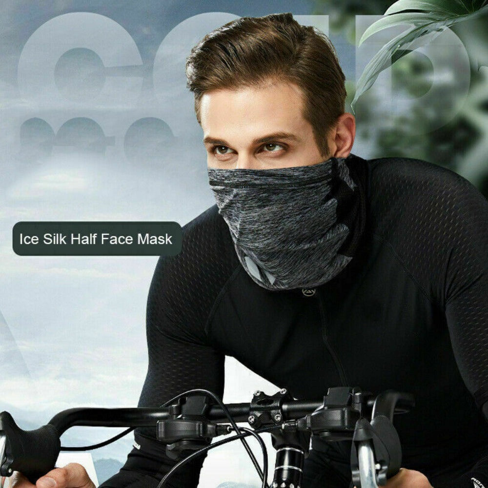 STONESKY Neck Gaiter Half Face Mask Ice Silk Scarf Sun Mask Balaclava Bandana Headwear Riding face mask USA