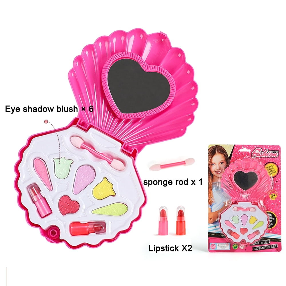 EROCK Beauty Make Up Set 3 4 5 6 7 8 9Years Age Old Kids Cool Gift Xmas Toys For Girls -shell